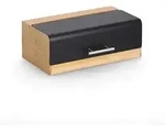 Brotkasten NARVIK (LBH 36.30x20x13.50 cm) - schwarz - LBH 36.30x20x13.50 cm