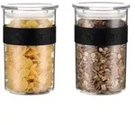 Vorratsglas-Set Bodum PRESSO (BHT 8.70x13.50x8.70 cm) - wei&szlig; - BHT...