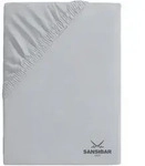 Spannbettlaken SANSIBAR Jersey (BL 140x200 cm) - silber - BL 140x200 cm