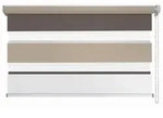 Rollo DUO braun 60x160cm (BH 60x160 cm) - braun - BH 60x160 cm