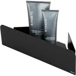 Eckablage LIZAN schwarz (BHT 30x8x13.50 cm) - schwarz - BHT 30x8x13.50 cm