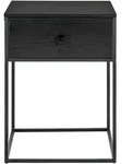 Nachtkonsole DROP VITA (LBH 40x40x55 cm) - schwarz - LBH 40x40x55 cm