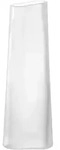 Vase TURNO (LBH 9.50x12x34 cm) - wei&szlig; - LBH 9.50x12x34 cm