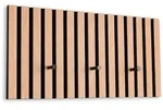 Wandgarderobe DROP GABINE (BHT 60x30x8 cm) - schwarz - BHT 60x30x8 cm