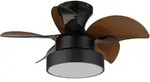 Deckenventilator KARI (DH 58x27 cm) - schwarz - DH 58x27 cm