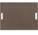 Tablett FREEFORM (LBH 55x41x8 cm) - braun - LBH 55x41x8 cm