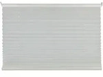Plissee VERDUNKLUNG 60x130cm (BH 60x130 cm) - wei&szlig; - BH 60x130 cm