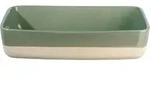Auflaufform GRANDE (LBH 28.50x20x6 cm) - gr&uuml;n - LBH 28.50x20x6 cm