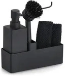 Seifenspender NERO (LBH 20,20x7x20 cm) - schwarz - LBH 20,20x7x20 cm