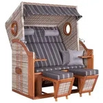 Strandkorb WAVE XL (BHT 140x160x80 cm) - BHT 140x160x80 cm