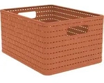 Korb COUNTRY coral clay (BHT 37x19x28 cm) - BHT 37x19x28 cm