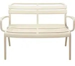 Sitzbank MARIO (BHT 100x76x62 cm) - grau - BHT 100x76x62 cm