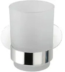 Zahnputzbecher BOSIO (DH 10x9.50 cm) - silber - DH 10x9.50 cm