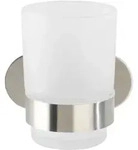 Zahnputzbecher BOSIO (DH 10x9.50 cm) - silber - DH 10x9.50 cm
