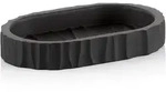 Seifenschale MERIDA (LBH 15x9x2.50 cm) - schwarz - LBH 15x9x2.50 cm