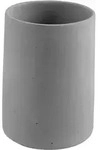 Zahnputzbecher GEMMA dark-grey (BH 7,70x10,60 cm) - grau - BH 7,70x10,60 cm
