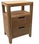 Nachttisch (LBH 40x30x60 cm) - braun - LBH 40x30x60 cm