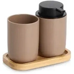 Badzubeh&ouml;r-Set ALMA (LBH 16,50x9x13,50 cm) - LBH 16,50x9x13,50 cm
