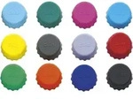 Kronkorken-Set cilio SALUTE (DH 3x1,10 cm) - bunt - DH 3x1,10 cm