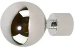 Endst&uuml;cke BALL, 2 St&uuml;ck (LB 6,30x4 cm) - silber - LB 6,30x4 cm