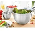 Salatsch&uuml;ssel BONGUSTO (D 30 cm) - silber - D 30 cm