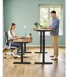 Schreibtisch UNA (BT 120x60 cm) - wei&szlig; - BT 120x60 cm