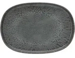 Servierplatte VOLCANO DARK (BHT 23x2,50x33 cm) - schwarz - BHT 23x2,50x33 cm