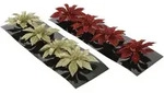 Kunstblume POINSETTIA (BHT 8x8x0,50 cm) - BHT 8x8x0,50 cm