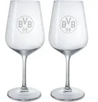 Weinglas BVB 2er-Set - bunt