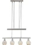 H&auml;ngeleuchte ELLIOTT (LBH 60x10x160 cm) - grau - LBH 60x10x160 cm