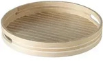 Tablett ESHARA (DH 35x5 cm) - braun - DH 35x5 cm