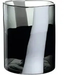Vase BANDA NERA (LBH 23x23x27 cm) - schwarz - LBH 23x23x27 cm