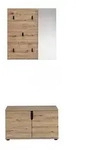 Garderobenset KENO (BHT 80x191x37 cm) - BHT 80x191x37 cm
