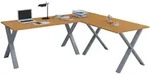Eck-Schreibtisch LONA (LBH 190x50x76 cm) - LBH 190x50x76 cm