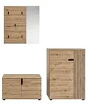 Garderobenset KENO (BHT 175x191x37 cm) - BHT 175x191x37 cm