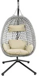 H&auml;ngesessel NICO (BHT 115x64x22 cm) - Bezug: Stoff - BHT 115x64x22 cm