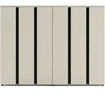 Kleiderschrank AMARA (BHT 242x184x52 cm) - BHT 242x184x52 cm