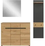 Garderobenset CANU (BHT 180x190x37 cm) - BHT 180x190x37 cm