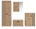 Garderobenset KENO (BHT 255x191x37 cm) - BHT 255x191x37 cm