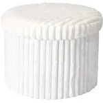 Hocker HAYDEE (DT 43x32,50 cm) - wei&szlig; - DT 43x32,50 cm