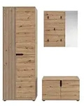 Garderobenset KENO (BHT 160x191x37 cm) - BHT 160x191x37 cm