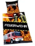 Bettw&auml;sche Renforc&eacute; FEUERWEHR (BL 135x200 cm) - BL 135x200 cm