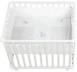 Laufgitter roba FOX & BUNNY (LBH 75x100x72.50 cm) - wei&szlig; - LBH 75x100x72.50 cm