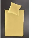 Bettw&auml;sche LUMEN Jersey (BL 155x220 cm) - gelb - BL 155x220 cm