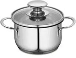 Kochtopf K&Uuml;CHENPROFI MINI (DH 12x6.50 cm) - silber - DH 12x6.50 cm