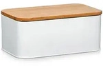 Brotkasten BAMBOO wei&szlig; (BHT 31x18x12.50 cm) - BHT 31x18x12.50 cm