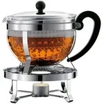 Teebereiter-Set bodum CHAMBORD (LBH 19x19x24 cm) - silber - LBH 19x19x24 cm