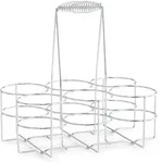 Flaschenhalter (BHT 21.50x32x32 cm) - silber - BHT 21.50x32x32 cm
