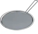 Spritzschutzsieb DELUXE (D 29 cm) - silber - D 29 cm