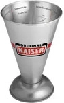 Messbecher KAISER Metall (LBH 11x11x14.50 cm) - silber - LBH 11x11x14.50 cm